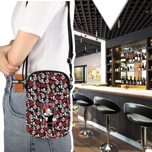 VAMSII Funny Movie Gift Clown Movie A Merch Crossbody Bag Horror Merch4