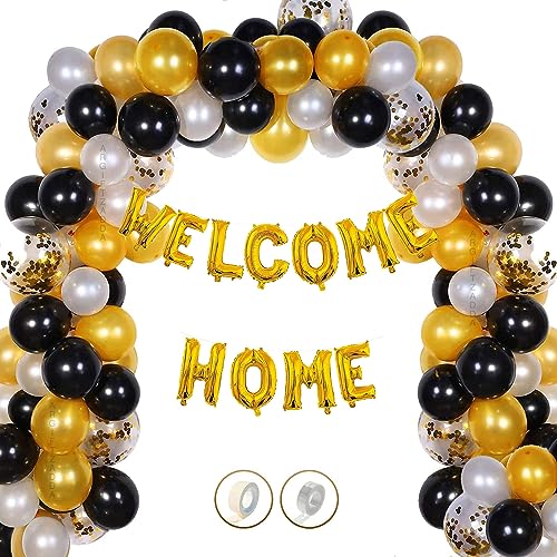 Image of AR GIFTZADDA Welcome Home Decoration Kit, Welcome Home Theme Party, Foil Balloons, Welcome Newborn Baby Balloons Decoartion (Welcome Home Balloon Kit)