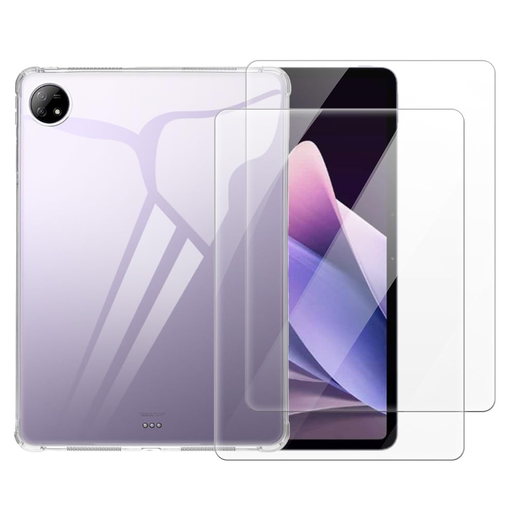 Funda Vivo Pad 2 12.1 2024 con cristal templado transparente integral 8