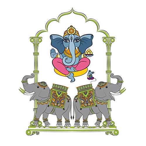 Image of Rangoli Vinyl Wall Sticker Self-Adhesive Wall Decor for Home, Office, Bedroom, and Living Room Decor Easy to Apply & Peel. Parent 5, Design-25