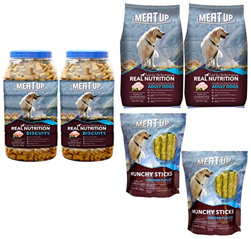 meat up dog biscuits