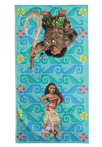 Image of Disney Moana Cotton Bath Towel /Washcloth Set