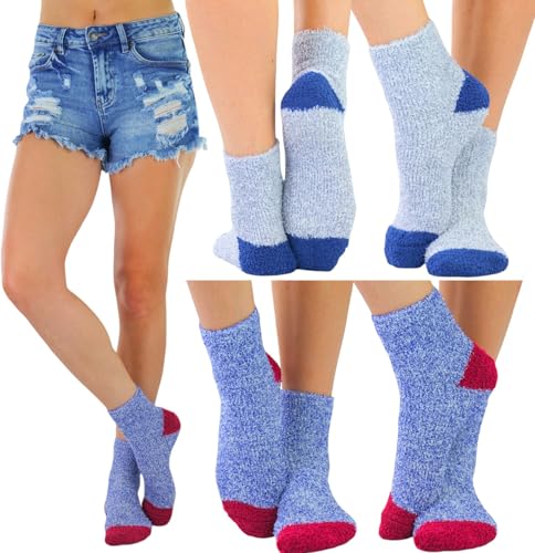 Image of ToBeInStyle Women's Pack of 6 Assorted Style Winter Socks