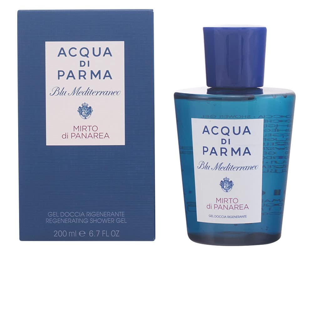 Acqua Di Parma Blu Mediterraneo Mirto Di Panerea Regenerating Shower Gel, 6.7 Ounce/200ml,Multi-color
