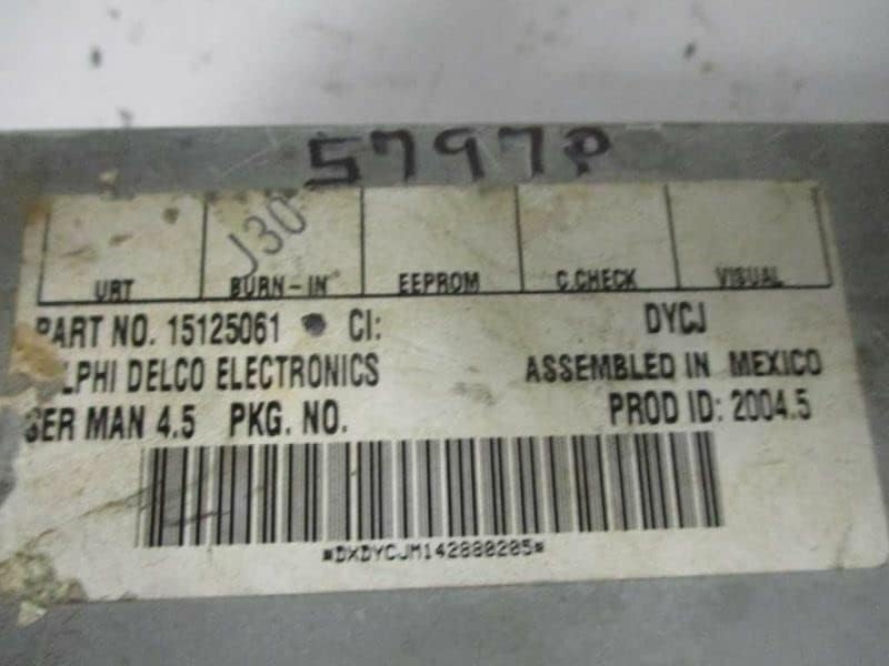 Audio Compatible with Equipment Radio SV6 Satellite Receiver Opt U2K Fits 05-07 Montana 15125061