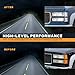 WEELMOTO Headlights for 1994-1998 GMC C/K 1500 2500 3500 Sierra; for 94-99 GMC C/K 1500 2500 Suburban Yukon Headlight Assembly 94 95 96 97 98 Headlamp+Corner Side Marker Lights+Bumper Signal Lights