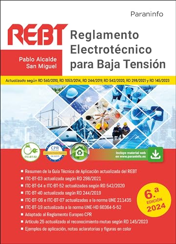 Reglamento Electrotécnico para Baja Tensión. REBT 6.ª edición 2024: REBT y sus instrucciones ...