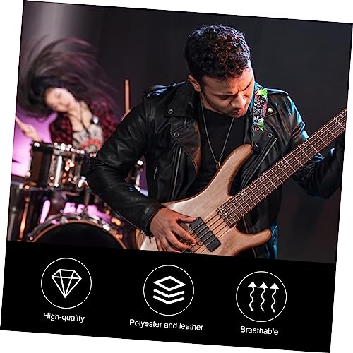 FAVOMOTO 1 PC Sangle De Guitare Laisse En Cuir Ceinture Vintage Crâne Ceinture Ukelele Strap Broderie Sangle De Guitare Ukulélé Courroie De Cou Guitare Électrique Ceinture Ceinture De - Les Beatles, Paul McCartney, John Lennon, RIngo Starr, George Harrison FAVOMOTO 1 PC Sangle De Guitare Laisse En Cuir Ceinture Vintage Crâne Ceinture Ukelele Strap Broderie Sangle De Guitare Ukulélé Courroie De Cou Guitare Électrique Ceinture Ceinture De – Image 6