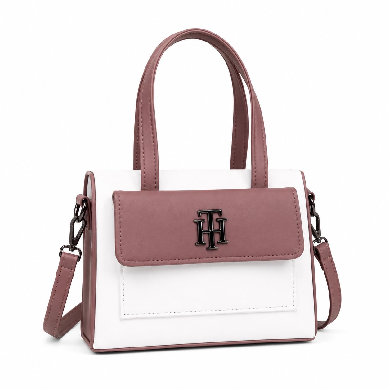 adira Women's Premium PU Leather Structured Top Handle Handbag with Detachable Sling Strap | Elegant Shoulder Tote Bag for Women | Office, Casual & Party Use-picture-35