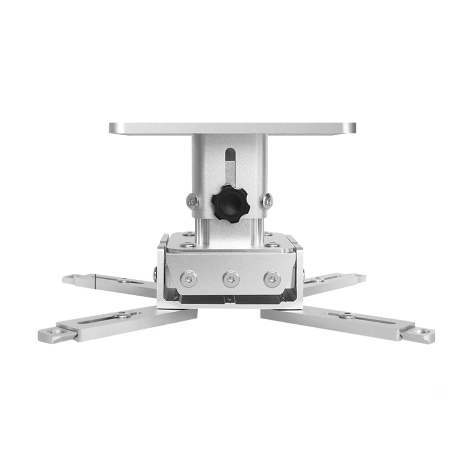 ZENY896V Projector Wall Mount Projector Mounts, Aluminum Alloy Suspended, Adjustable Height, Telescopic Wall Projector Hanger(Silver,Medium)