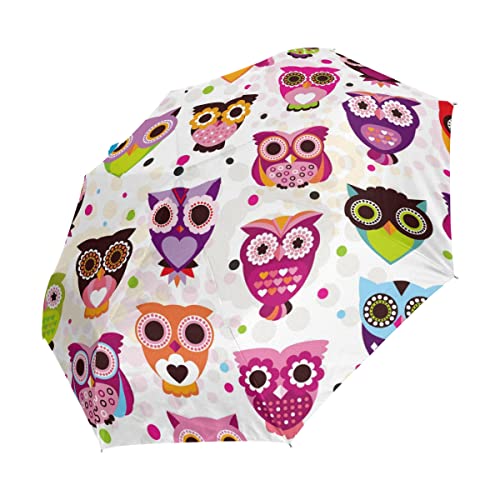 Parapluie pliant chouette pour voyager à la plage et protéger toute la famille