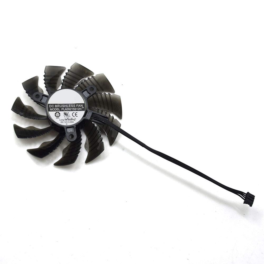 New PLA09215S12H 87MM 4Pin Cooler Fan Replace for Gigabyte GTX 950 960 R7 360 R9 390 GTX 1060 1050TI GTX 1660 Ti Mini ITX OC 6G (4Pin Male Jack)