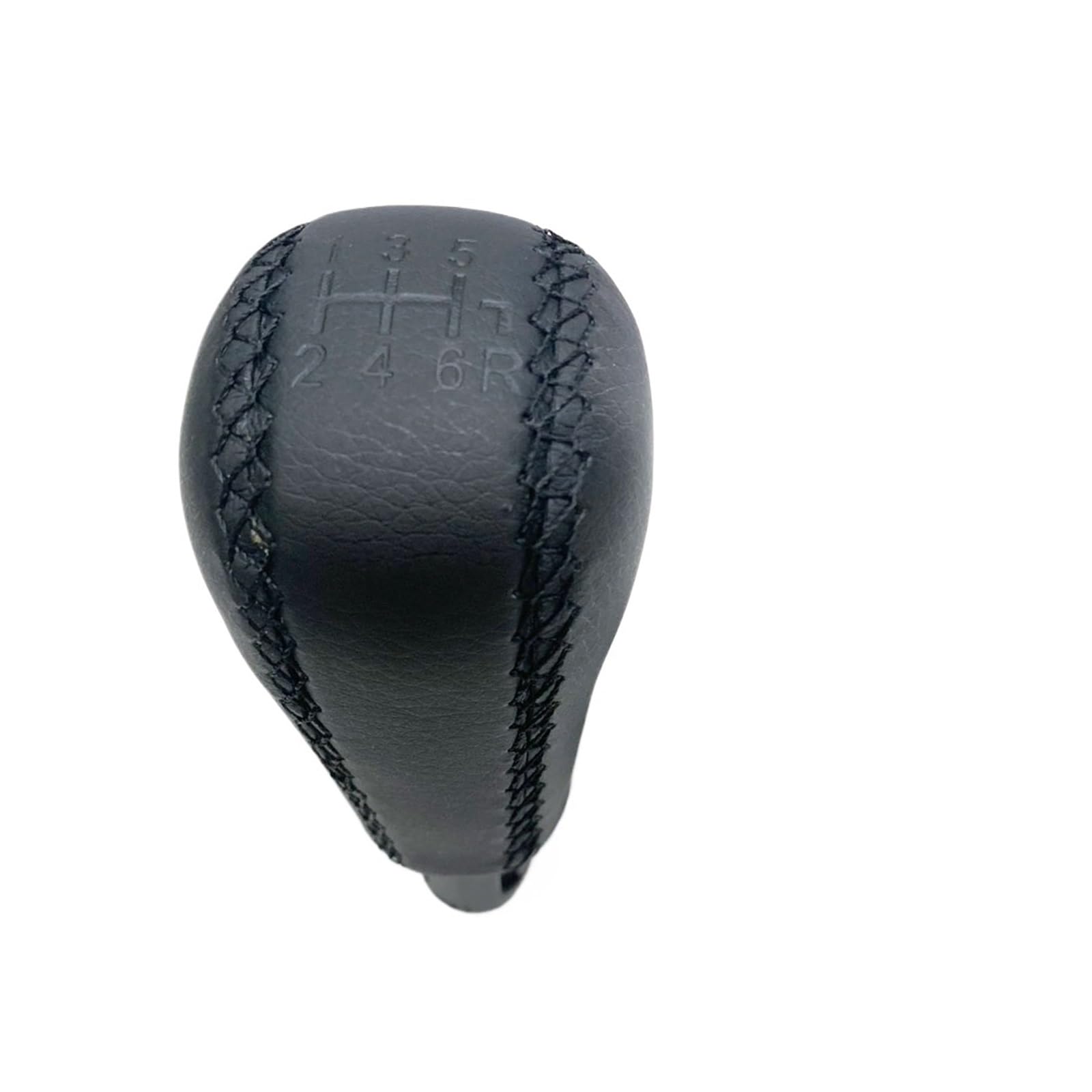 LinQianBhD Car Gear Shift Knob for Volvo for V70 Car 5 and 6 Speed Gear Shift Knob Stick Hand Sewn Leather Handball Manual Lever(6 Speed)