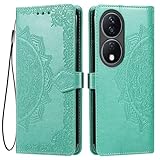 Cuir de haute qualité : l'étui en cuir imprimé mandala HONOR X7b / HONOR 90 Smart / HONOR 90Smart est fabriqué en cuir PU de haute qualité, doux au toucher et très respirant, ce qui peut protéger le téléphone tout en facilitant son utilisation.