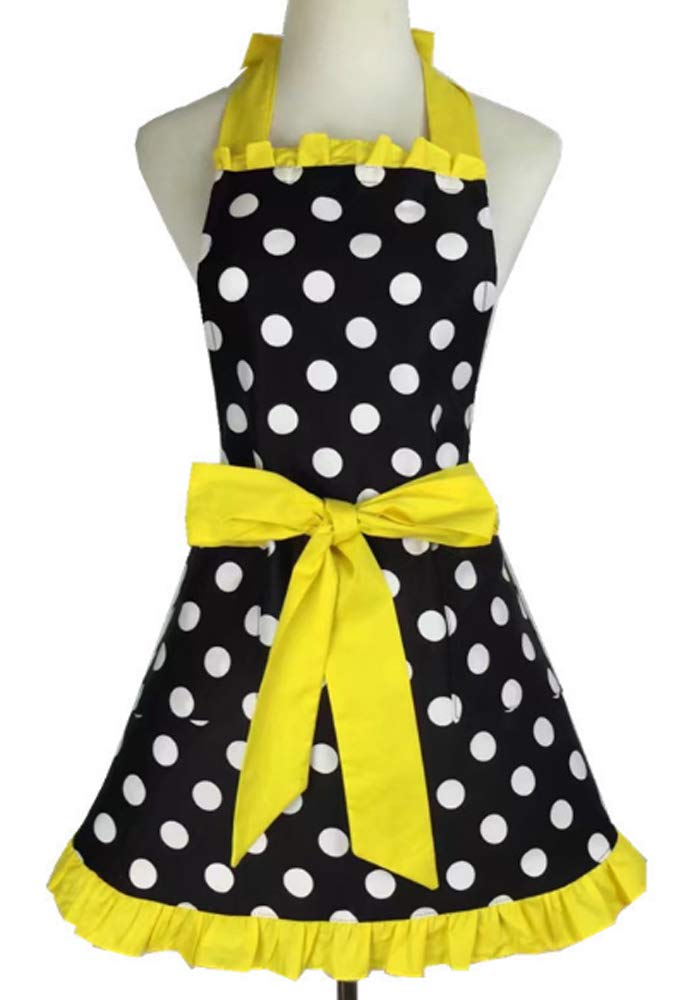 yellow checkered pinafore