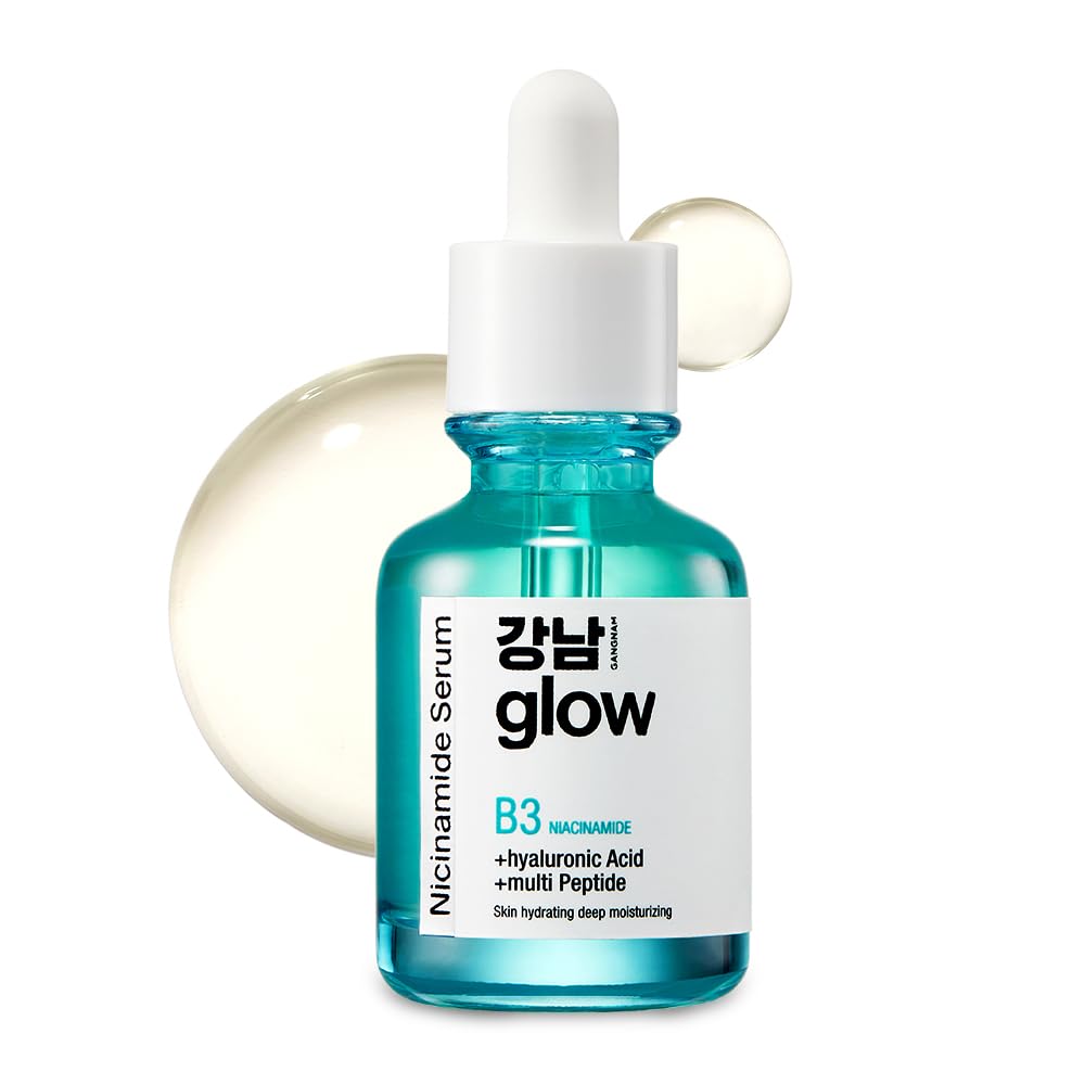 Niacinamide Serum, 1.0 fl oz (30 ml), Glutathione, Caffeine, Vitamin B3, Pores, Skin Texture, Elasticity, Sensitive Skin, Serum, Skin Care, Korean Cosmetics