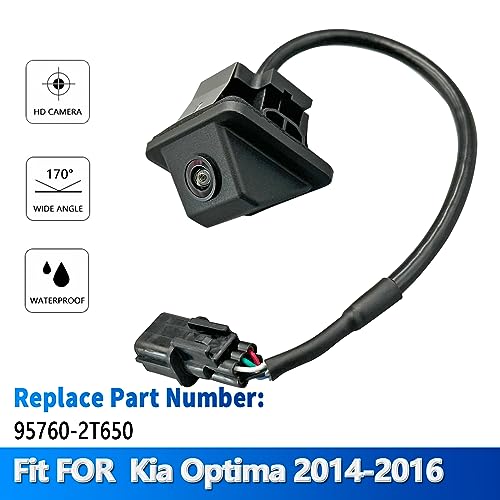 Image of Rear View Back Up Camera Compatible with Kia Optima 2014 2015 2016 Reverse Park Assist Backup Camera Replaces 95760-2T650 957602T650