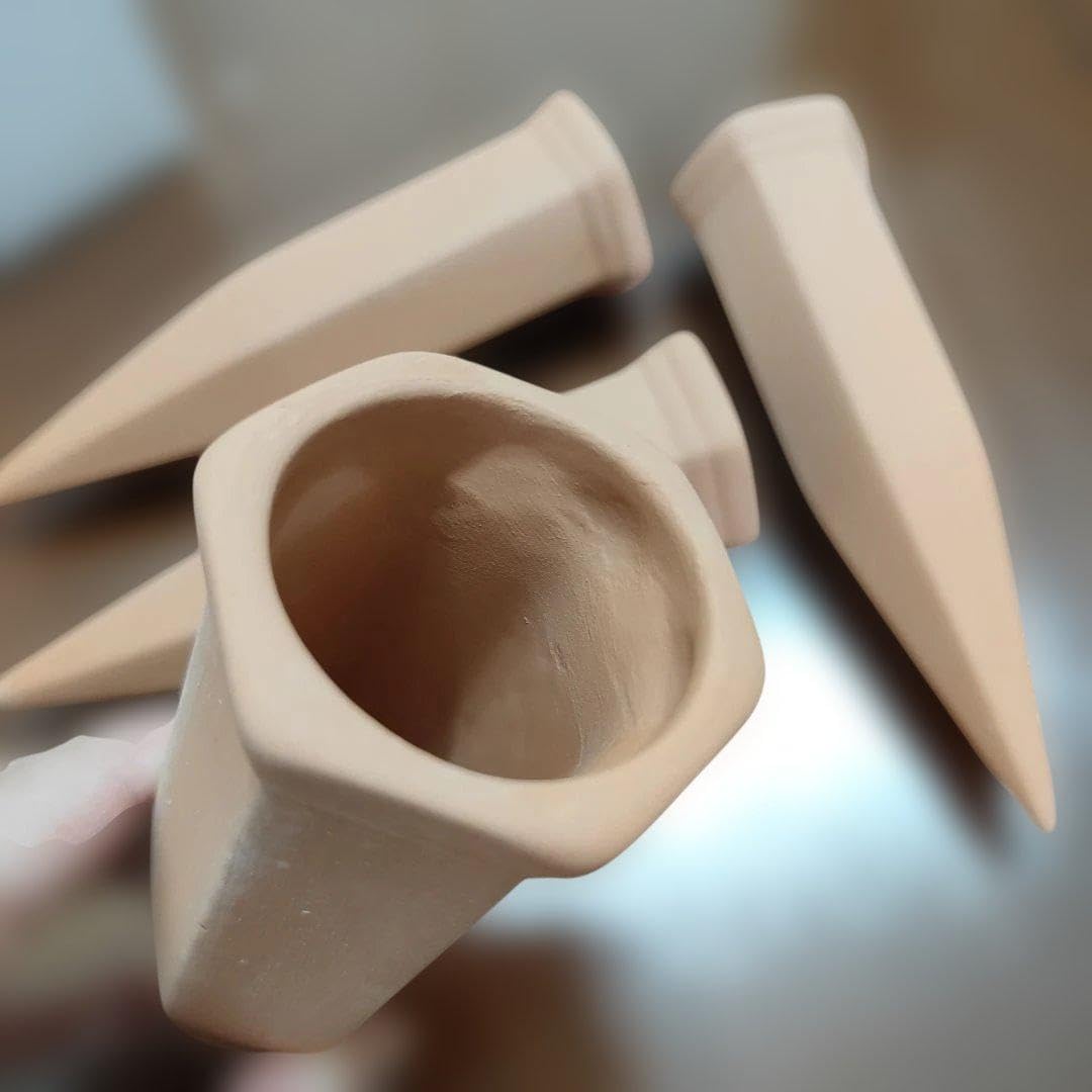 自動水やり器 植物 水やり 散水機 ペットボトル入れプランター陶器 4本セット