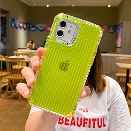 Housse de protection iPhone X antichoc jaune pastel transparente
