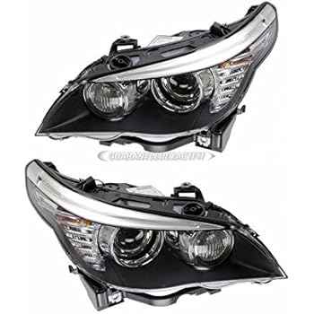 Amazon.com: Pair Hella Adaptive Xenon HID Headlights For BMW 528i 550i ...