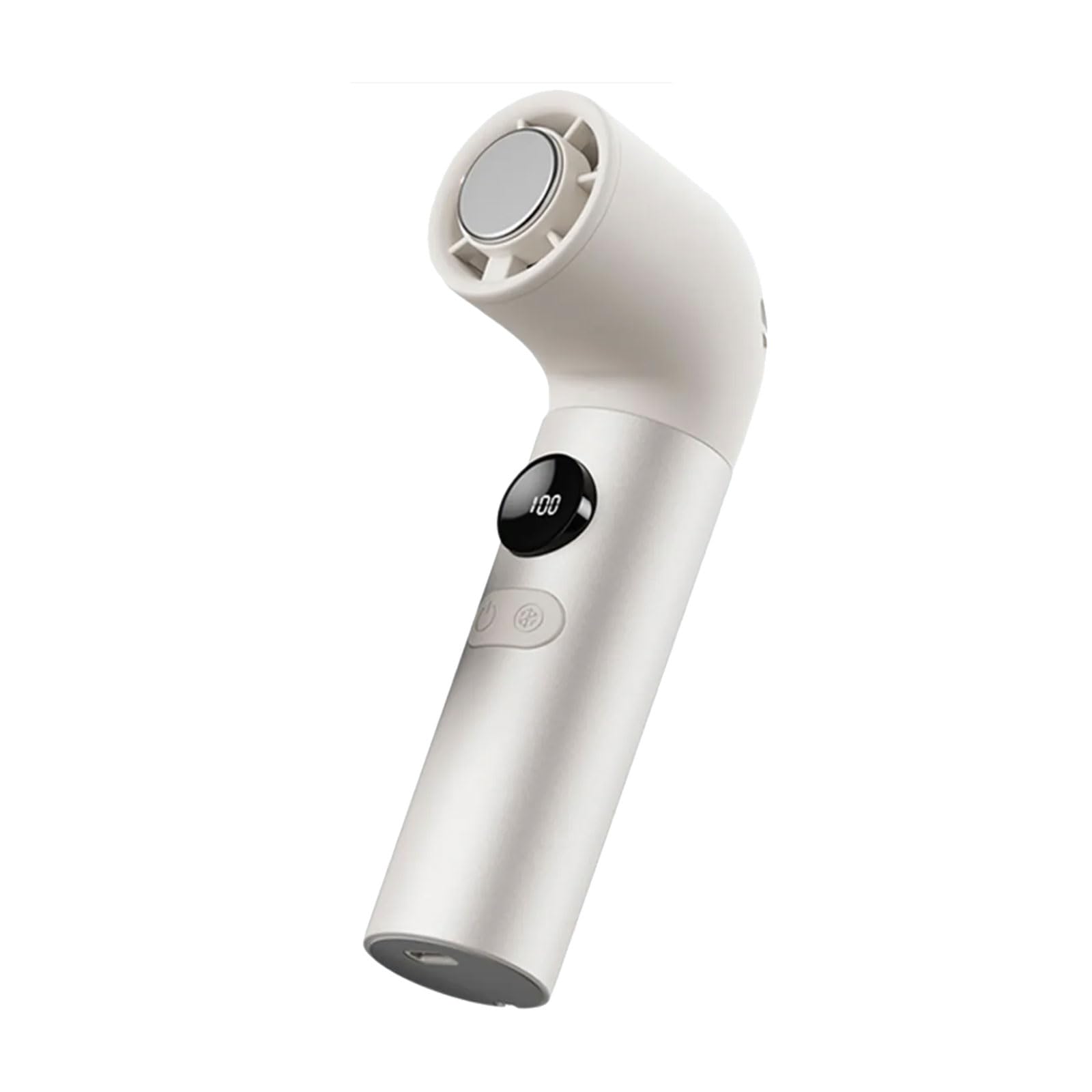 Uqezagpa Compact Elbow Fan with 3000mAh Battery Quiet Suitable Purse Bag Handheld Fan with Flexible Neck