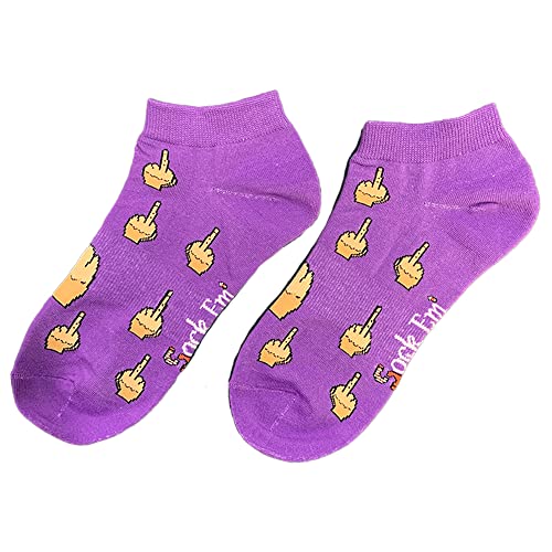 Image of Sock Em' Sock Emporium Middle Finger 6 Pack for Women