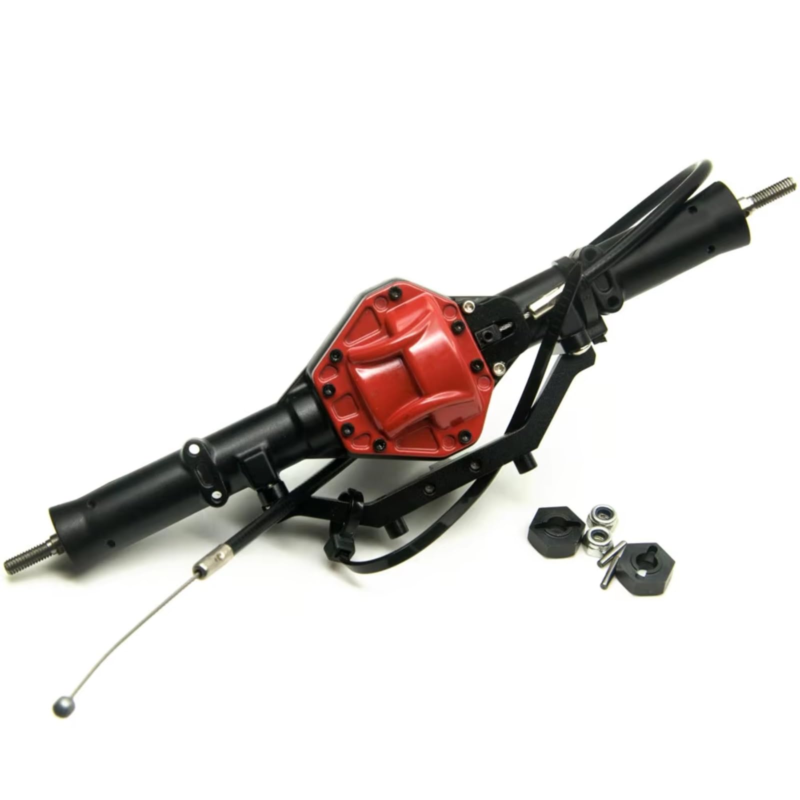 Per Axial Per SCX10 CC01 F350 1:10 Assale Anteriore Posteriore Completo Lega Metallica Con Serratura Crawler RC Parti Automobili Modello Accessorio Ricambi RC