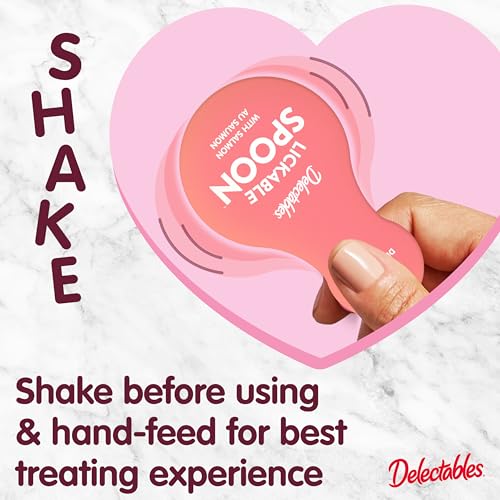 Delectables Lickable Spoon Handheld Wet Cat Treats Made with Real Chicken & Salmon, Quick & Easy Creamy Puree, Mess Free, Grain-Free, No Added Fillers, No by-Products, Variety Pack, 20ct - Image 6
