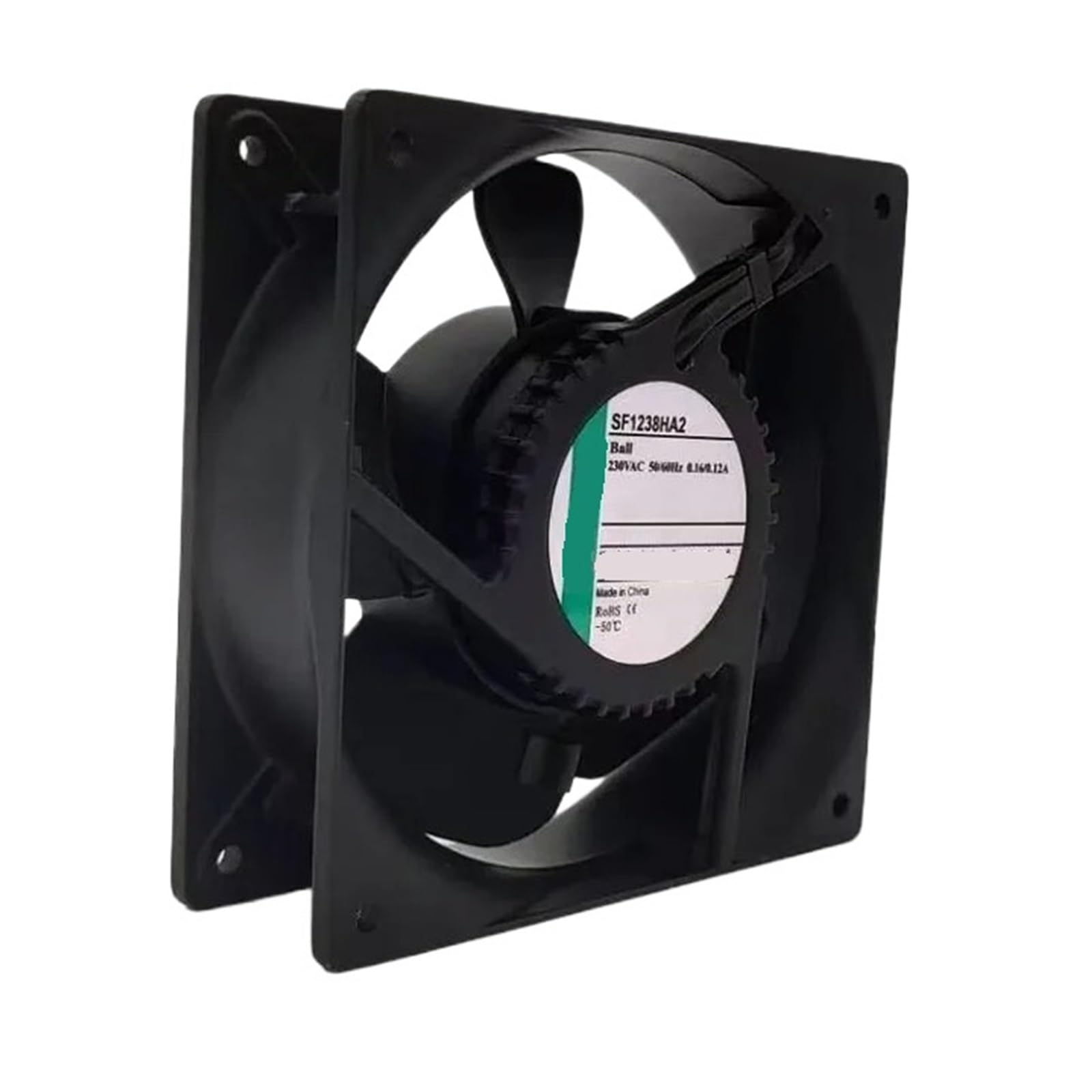 SF1238HA2 AC 230V 0.16/0.12A 12038 120 * 120 * 38mm 12cm Cooling Fan