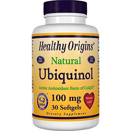 Healthy Origins Ubiquinol 100 MG Soy Free/Non-GMO Gels, 30 Count Healthy Origins Ubiquinol 100 MG Soy Free/Non-GMO Gels, 30 Count