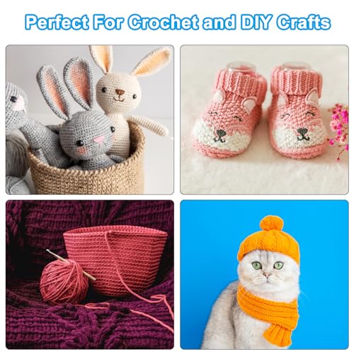 Hilo de crochet suave que no se deshilacha para tejer cojines duraderos 7