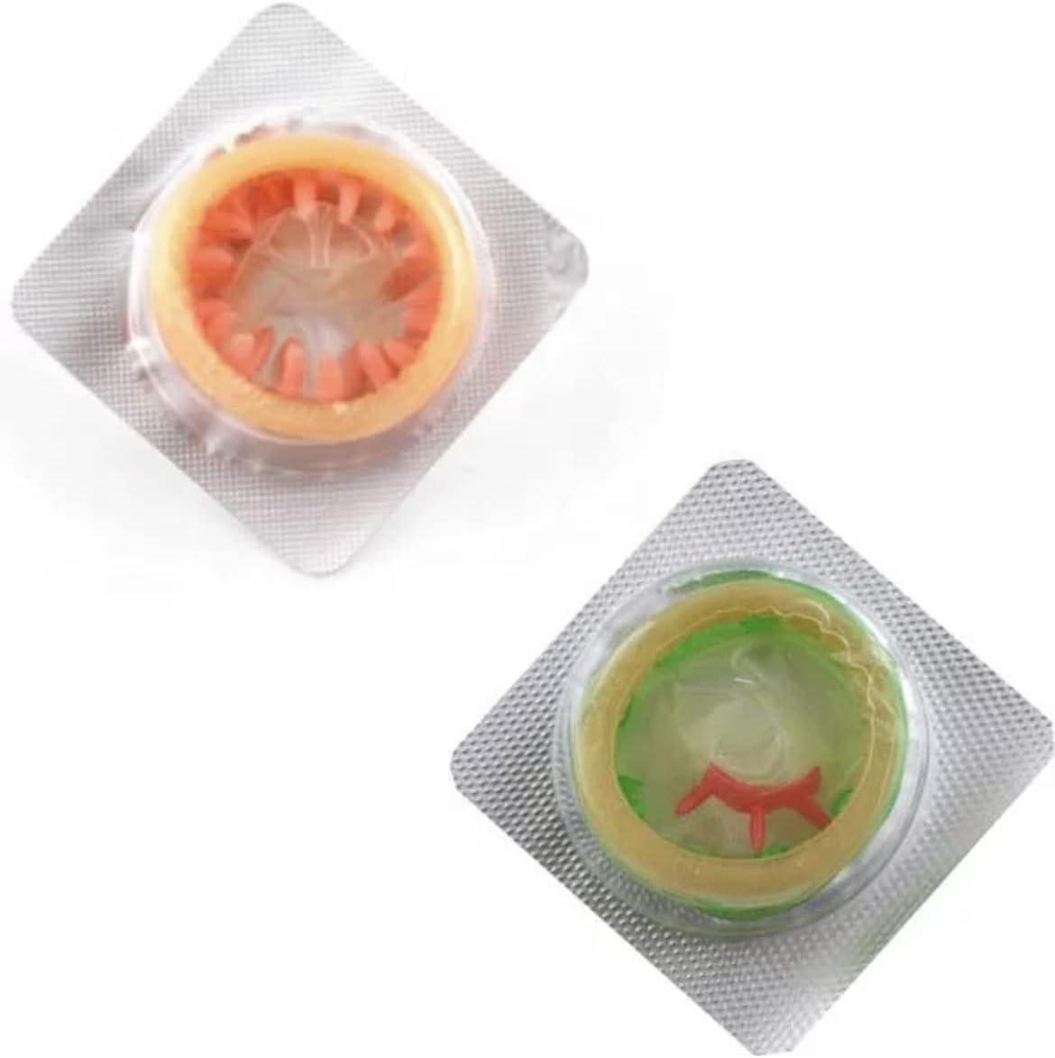 OSQUI Ribbed Long Dotted Lubricated Climax Control and delay Condoms For Men pack OF 2