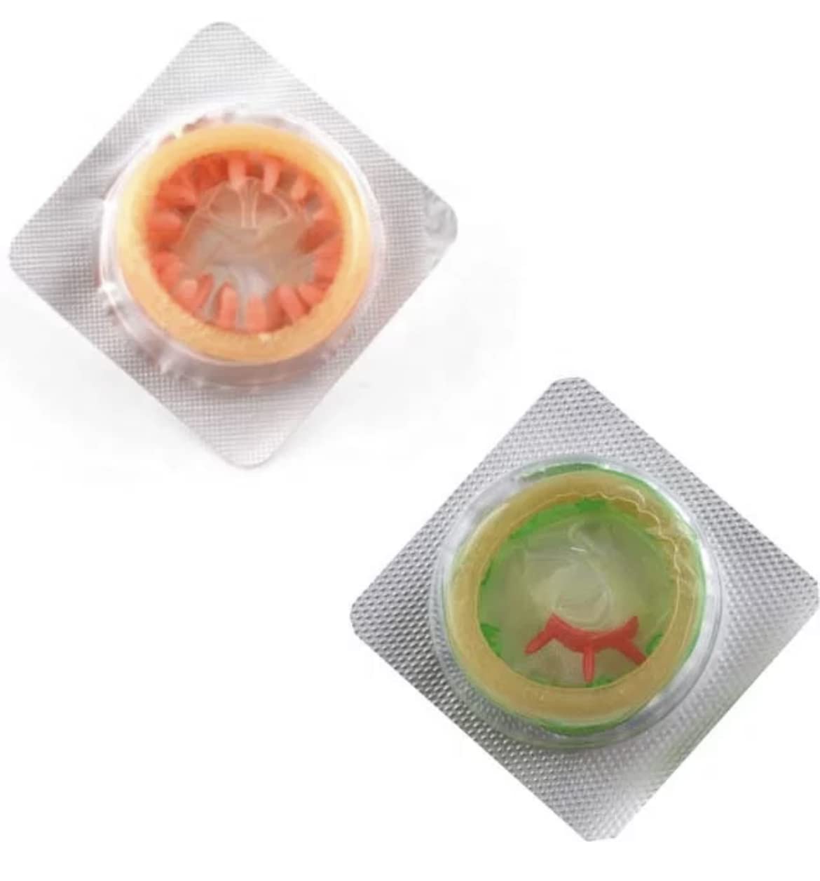 OSQUI Ribbed Long Dotted Lubricated Climax Control and delay Condoms For Men pack OF 2