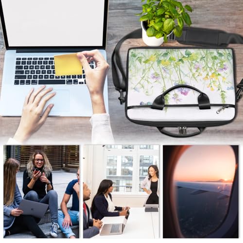 Bolsa para laptop de 15 pulgadas con correa de hombro miniatura 6