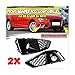 1 Pair Car Front Bumper Fog Light Lamp Grill Grille Honeycomb Compatible For Audi A4 B9 S-LINES S4 2019 2020 8WD807681J 8WD807682J
