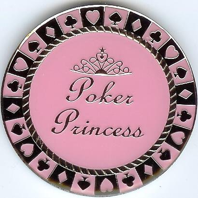 Poker Princess Women's Poker Weight Card Guard Cover Chip Coin