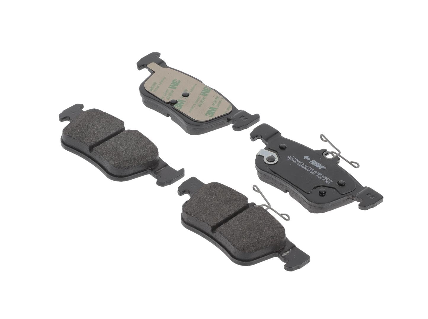 FERODO Plaquettes de freins Arrière avec indicateur d'usure Épaisseur 14,6mm sans accessoires FDB5174 Compatible avec FORD Kuga Mk2 DM2 S-Max Mk2 CJ, WA6 Focus Mk4 Turnier HP Focus Mk4 3/5 portes HN