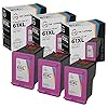 LD Productos remanufacturados 61XL CH564WN Reemplazos para HP 61 Cartucho de tinta de color HP61XL High Yield funciona con HP Envy 4500 4502 5530 Deskjet 2540 3510 OfficeJet 4630 (paquete de 3)