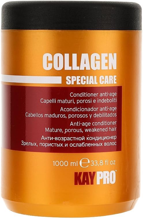 Miniatura 4 de CHAMPÚ DE CUIDADO ESPECIAL DE COLÁGENO, MASCARA 1000ML (acondicionador antiedad con colágeno) balance de proteínas