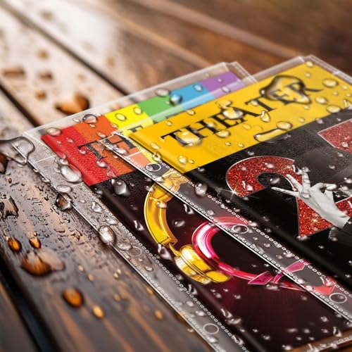 Classeur de 7,6 cm avec pochette pour programme de théâtre et livret Broadway