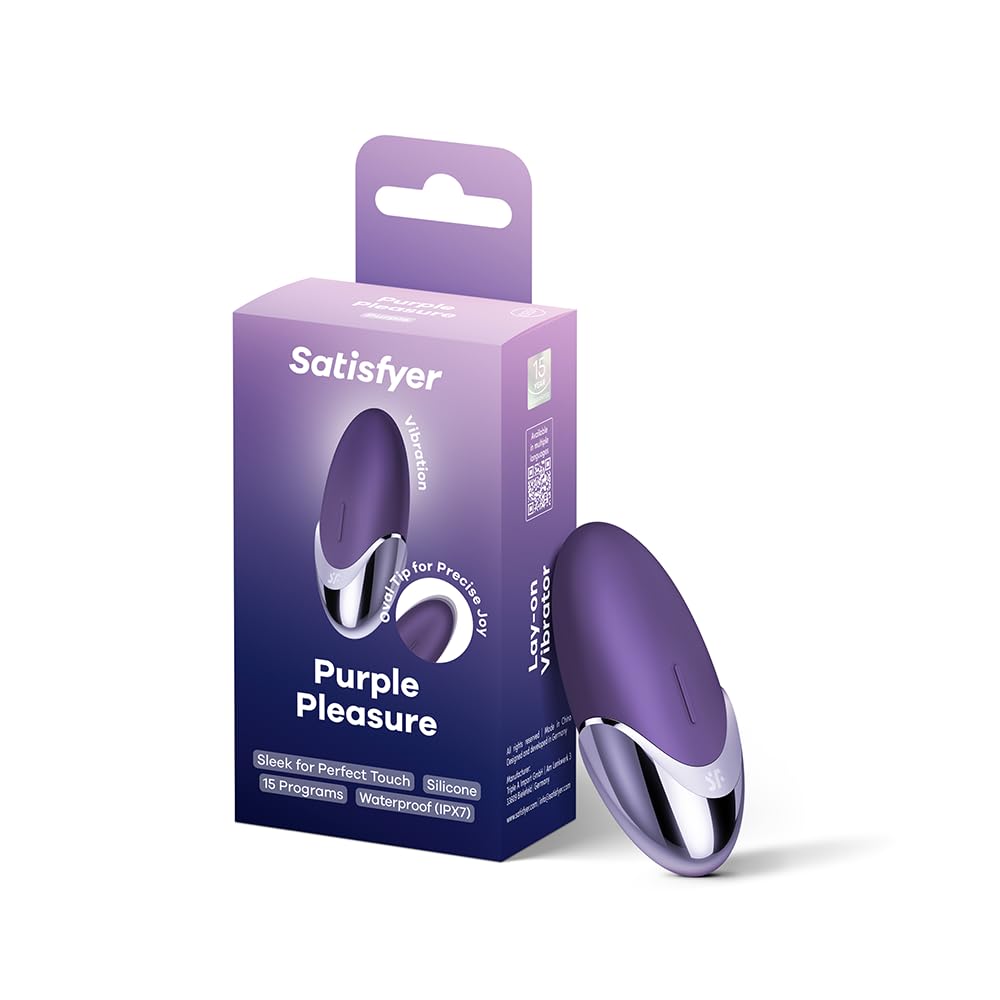 Amazon.com: Satisfyer Purple Pleasure Vibrator Sex Toy | Adult Toys for  Women | Lay-on Vibrator with 15 Vibration Modes | Vibrating Sexual Pleasure  Device | Stimulation Vibrators | Female Wellness Tools : Health & Household