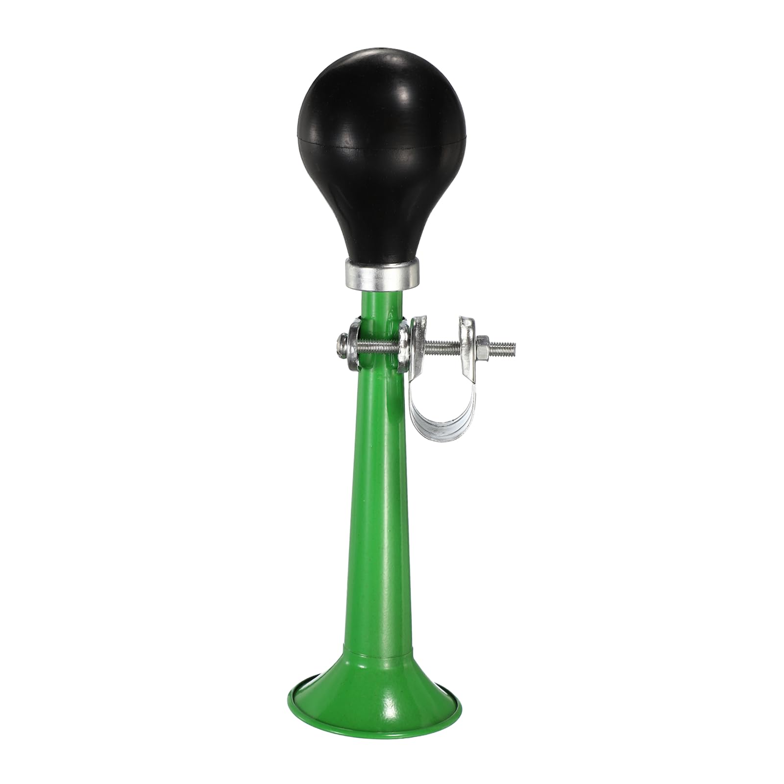 YELARXI Bike Horn, Air Horns for Safety with Air Squeeze Metal Handlebar Bugle Bicycle Loud Bell 8 Inch & Green - Fit for (Road/Mountain/Bikes/Scooters) — image 1