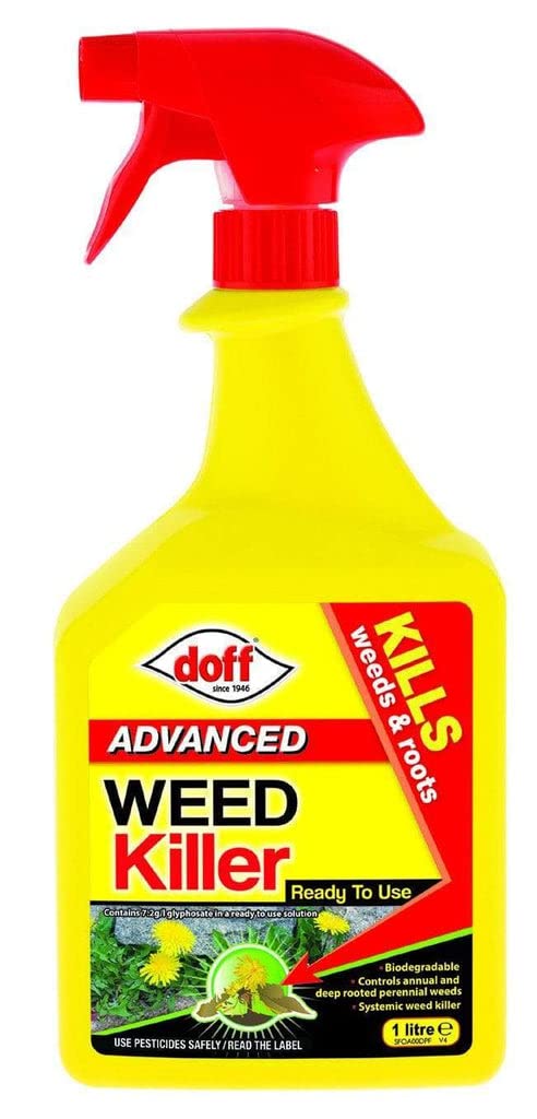 1L Advanced Weed Killer Liquid, Weedkiller Kills Weeds Right Down to the Root