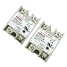 2PCS SSR-25DA Solid State Relay Single Phase Semi-Conductor Relay Input 3-32V DC Output 24-380V AC (SSR-25 DA)