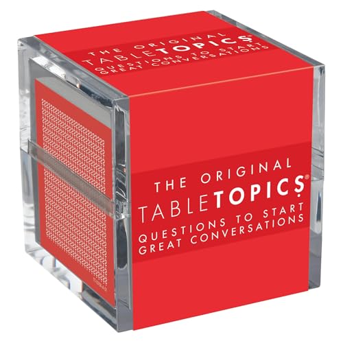 TableTopics - The Original Conversation Starter Cards - 135 Questions to Break the Ice & Build Connection with Friends, Acquaintances, & Coworkers - at Meetings, Parties, & at Home