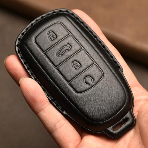 Funda de cuero para llave de 4 botones Chery Tiggo con protecci&oacute;n total 6