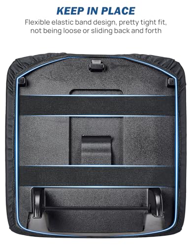 JOYTUTUS Center Console Cover Compatible with Silverado Sierra 2014 2015 2016 2017 2018 Jump Seat, Leather Arm Rest Armrest Cover for Car, Durable Middle Console Cover Replacement for Trucks — view 6