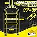 KJE 2 Pack Reflective Tow Dolly Straps Heavy Duty,Car Tow Dolly Basket Straps with Flat Hook, 10,000 lbs Breaking Strength, Fits 14