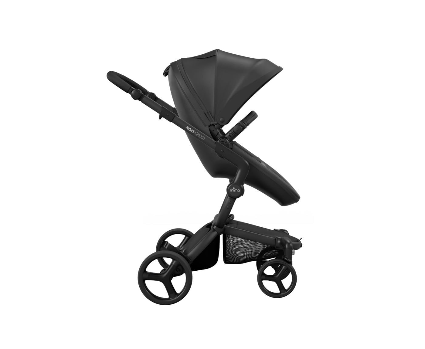 Mima Xari Max Carrito Bebe 2 en 1 con Capazo y Silla Reversible | Cochecito Paseo Reclinable con Capota XL UV50+ | Diseño Compacto Plegable | Desde Recién Nacido hasta 22 kg