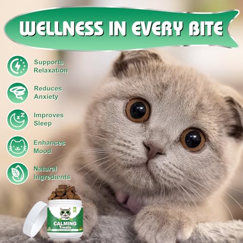 Bailey & Buddies Calming Cat Treats – 100% Natural Soft Chews to Reduce Stress, Fear & Aggression – Anxiety Relief for Cats of All Breeds & Ages – Soothes Nervous, Hyperactive & Stressed Cats - Image 4